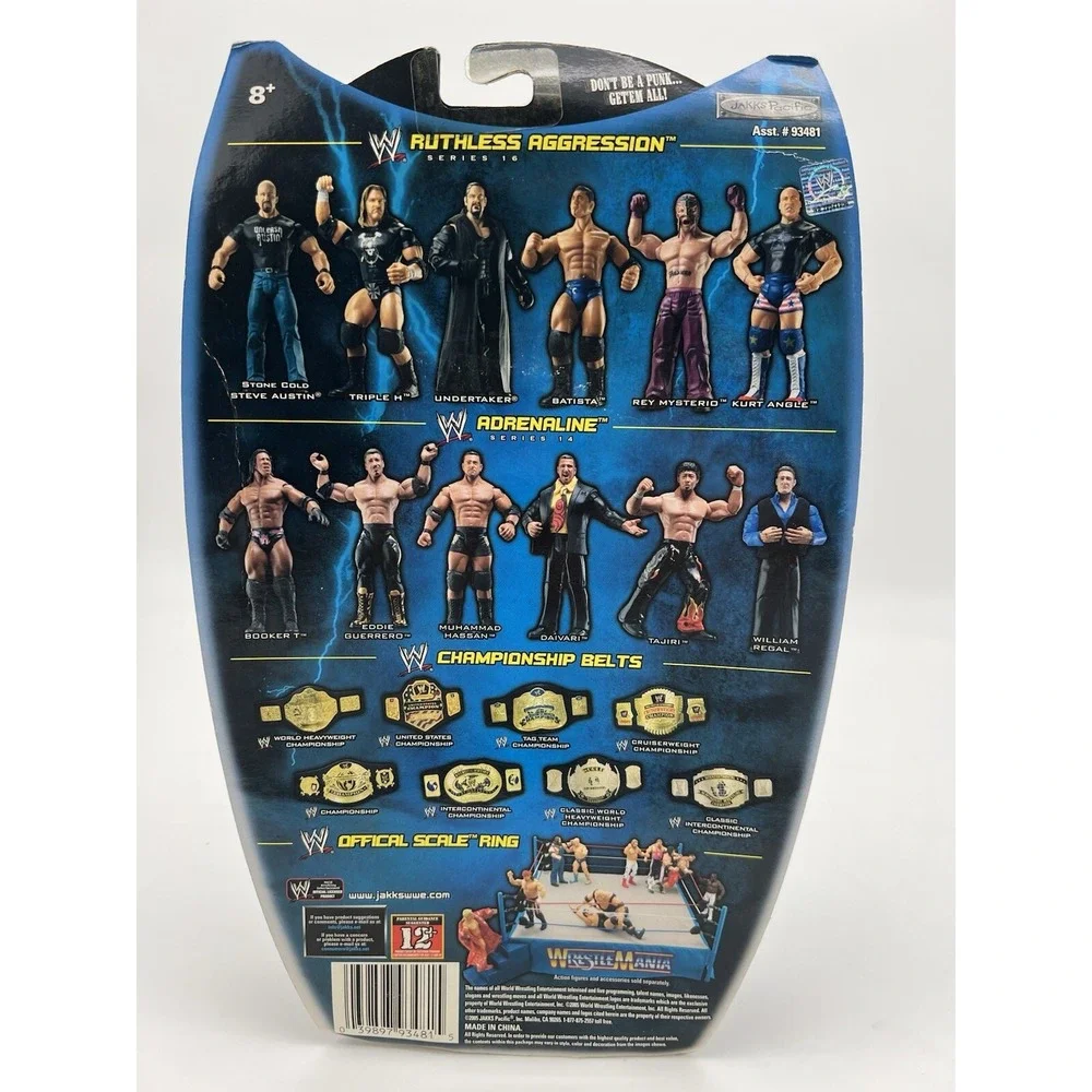Vintage WWE Stone Cold Steve Austin Figure Jakks Ruthless Aggression Series 16